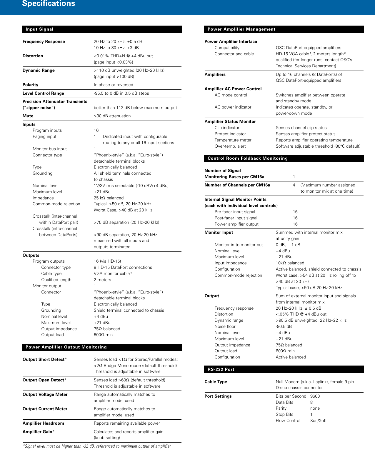 Page 3 of 6 - Qsc Qsc-Network-Audio-Systems-Users-Manual-  Qsc-network-audio-systems-users-manual