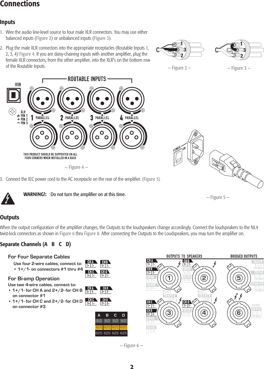 Page 2 of 9 - Qsc Qsc-Pld4-5-Quick-Start-Guide TD000351-00-B