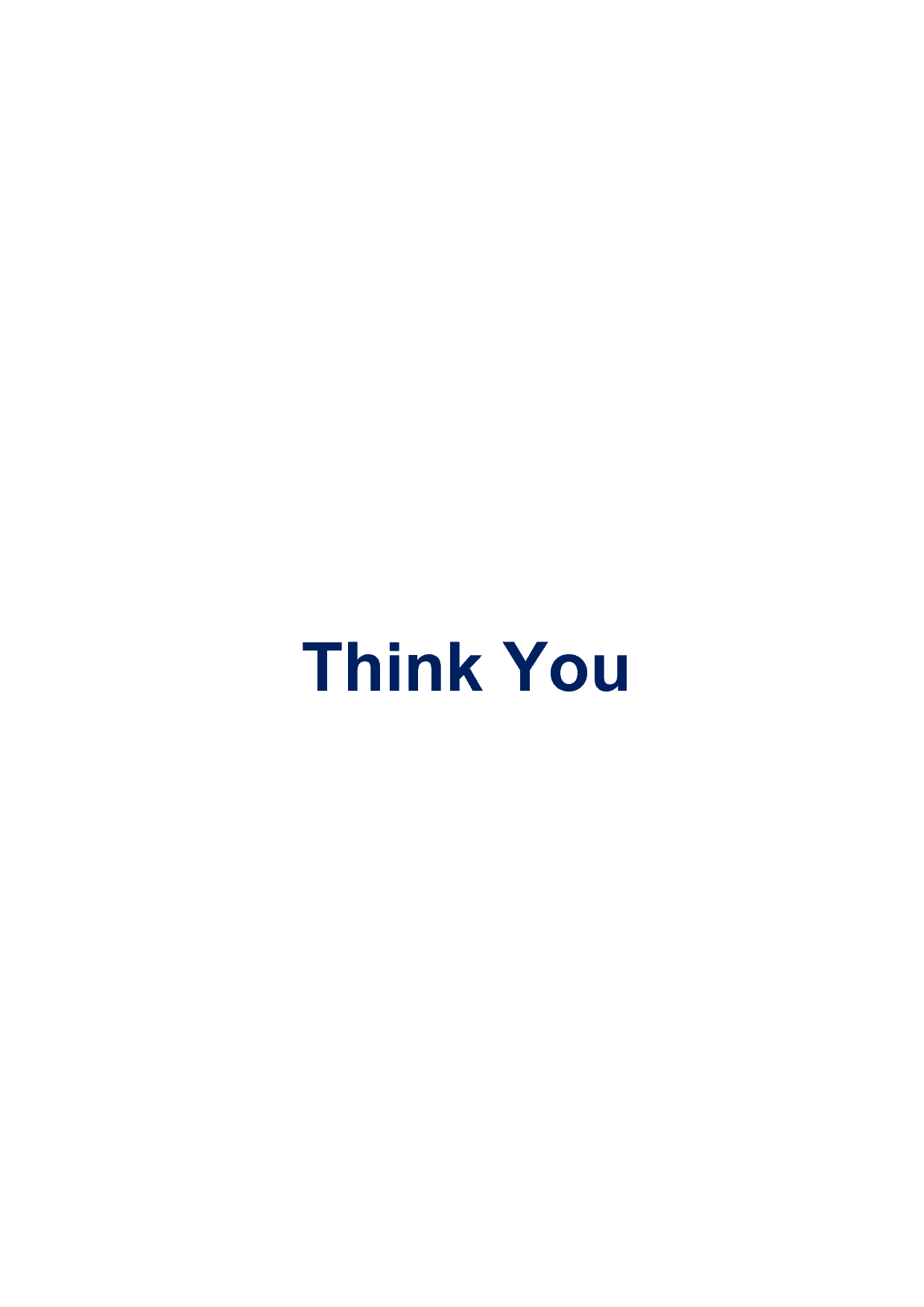 Think You  