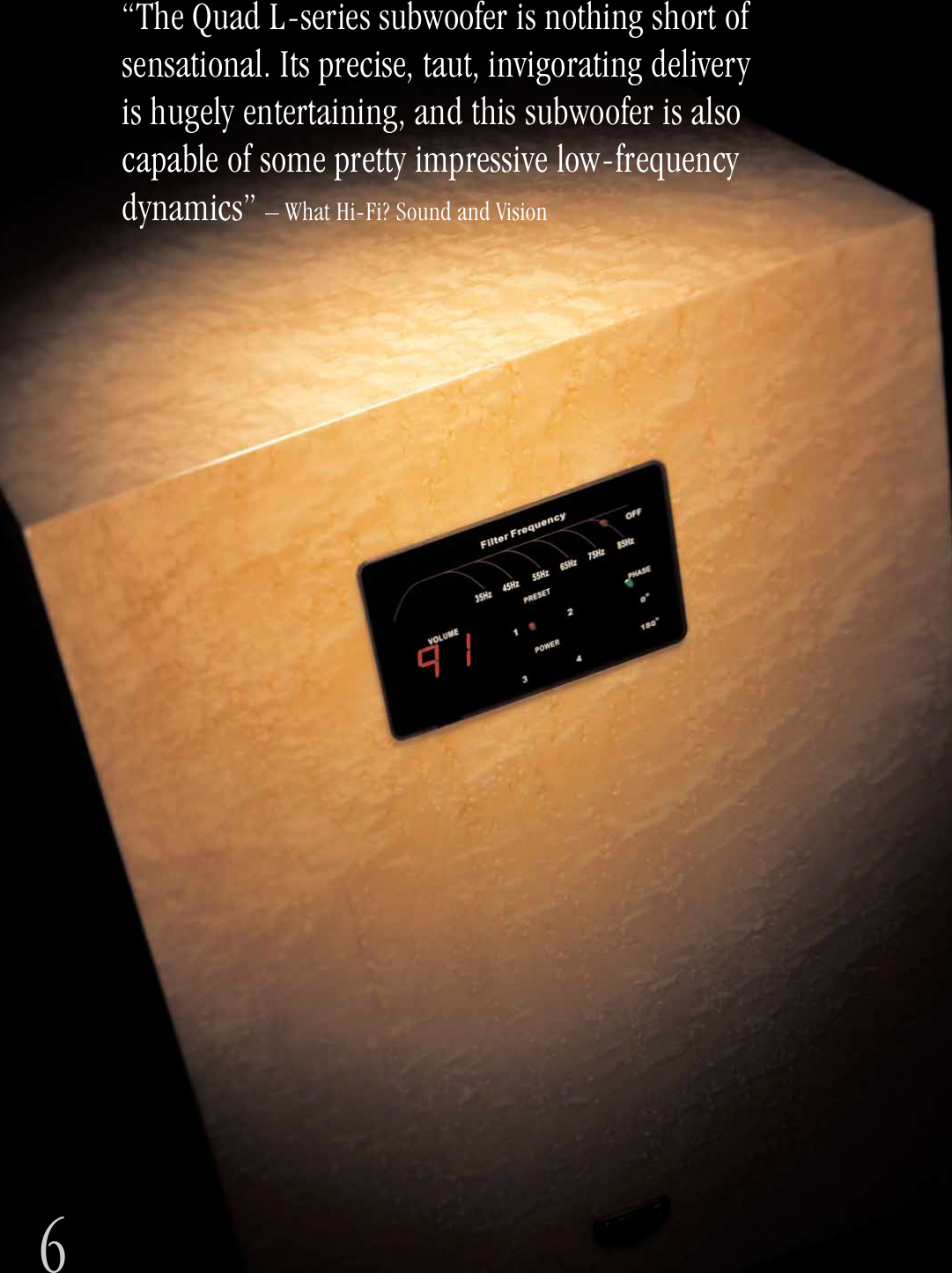 quad l series subwoofer