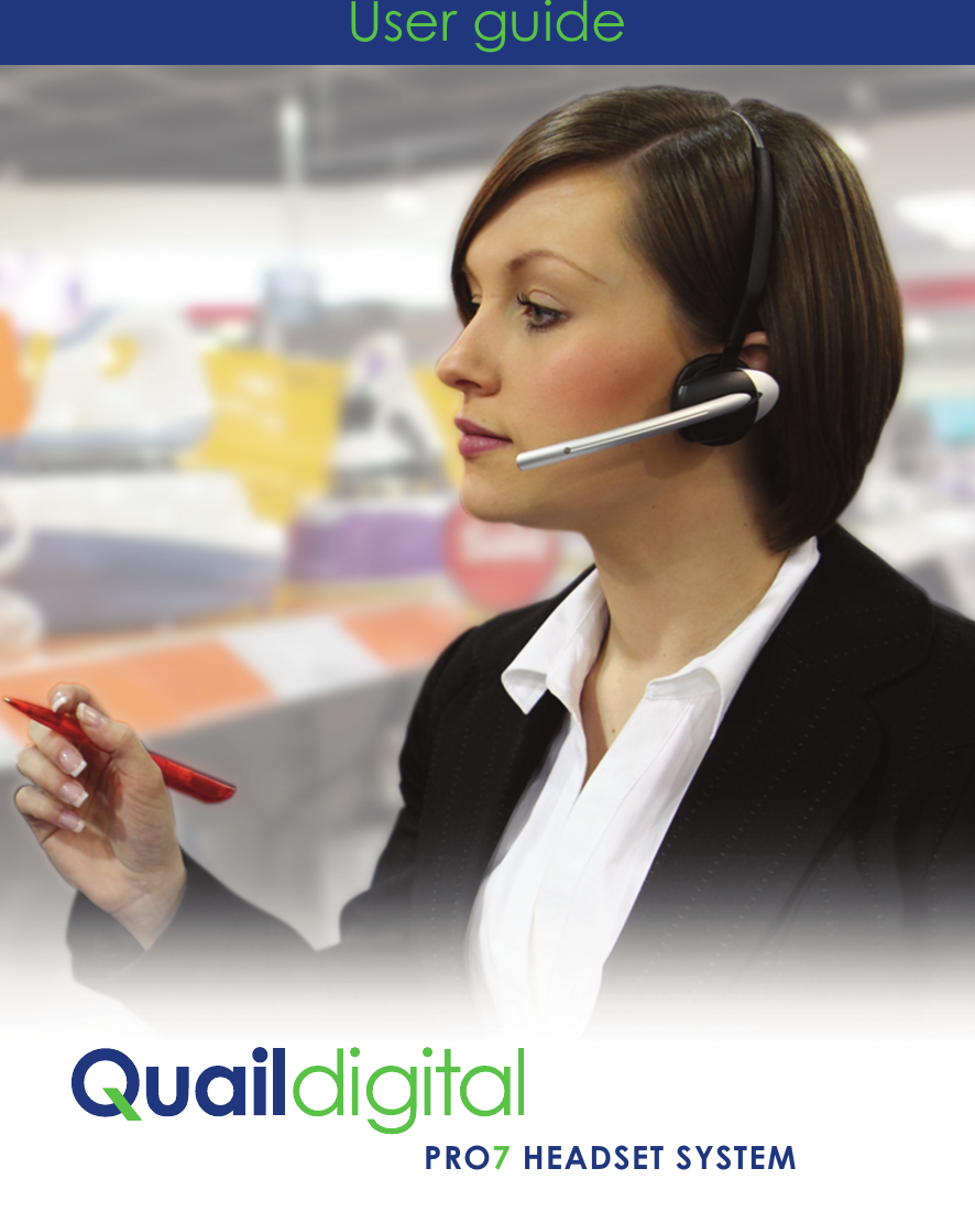 User guidePRO7 HEADSET SYSTEM