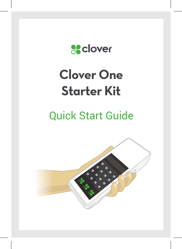 Clover OneStarter KitQuick Start Guide