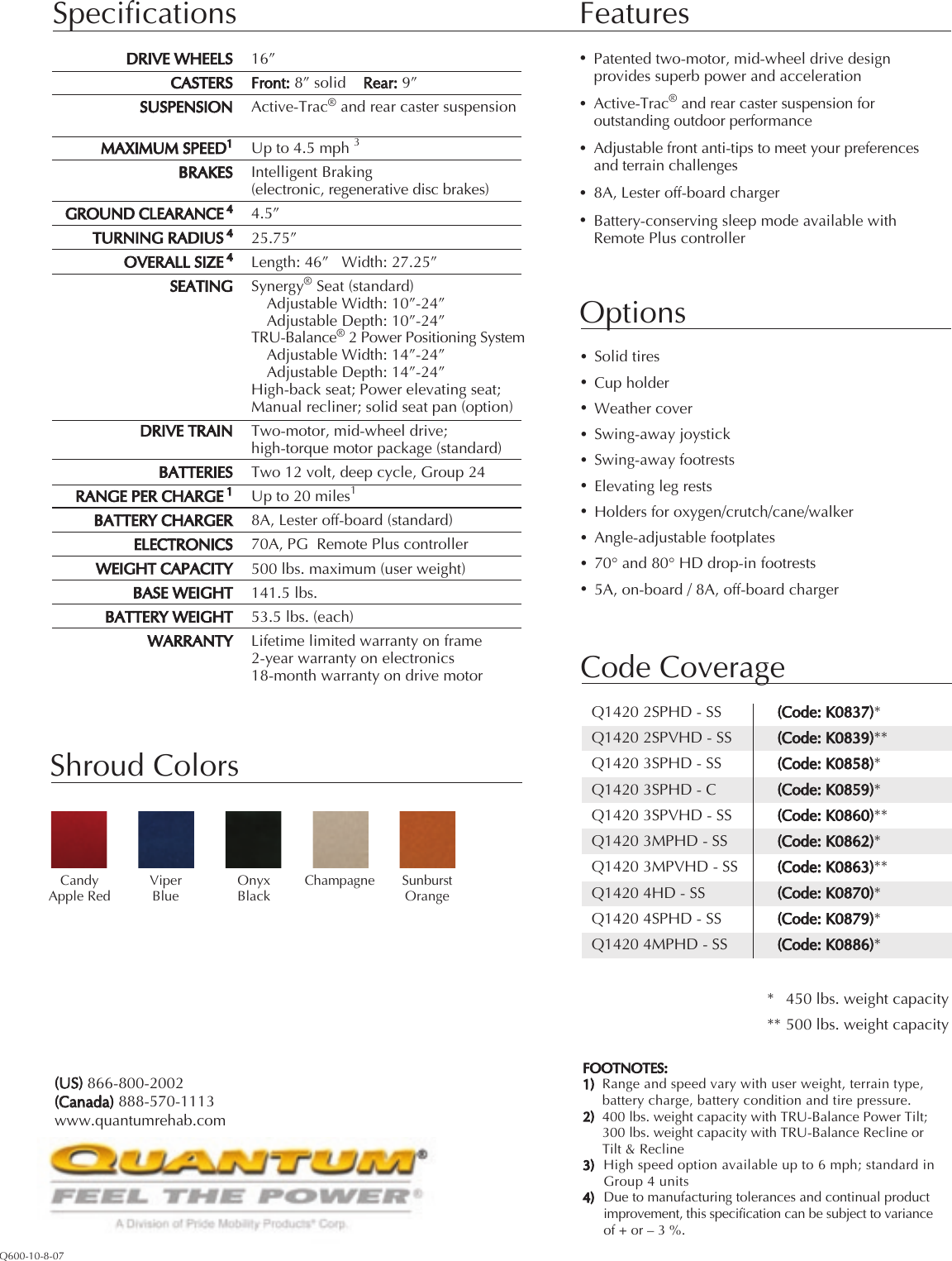 Page 2 of 2 - Quantum Quantum-1420-Brochure-  Quantum-1420-brochure