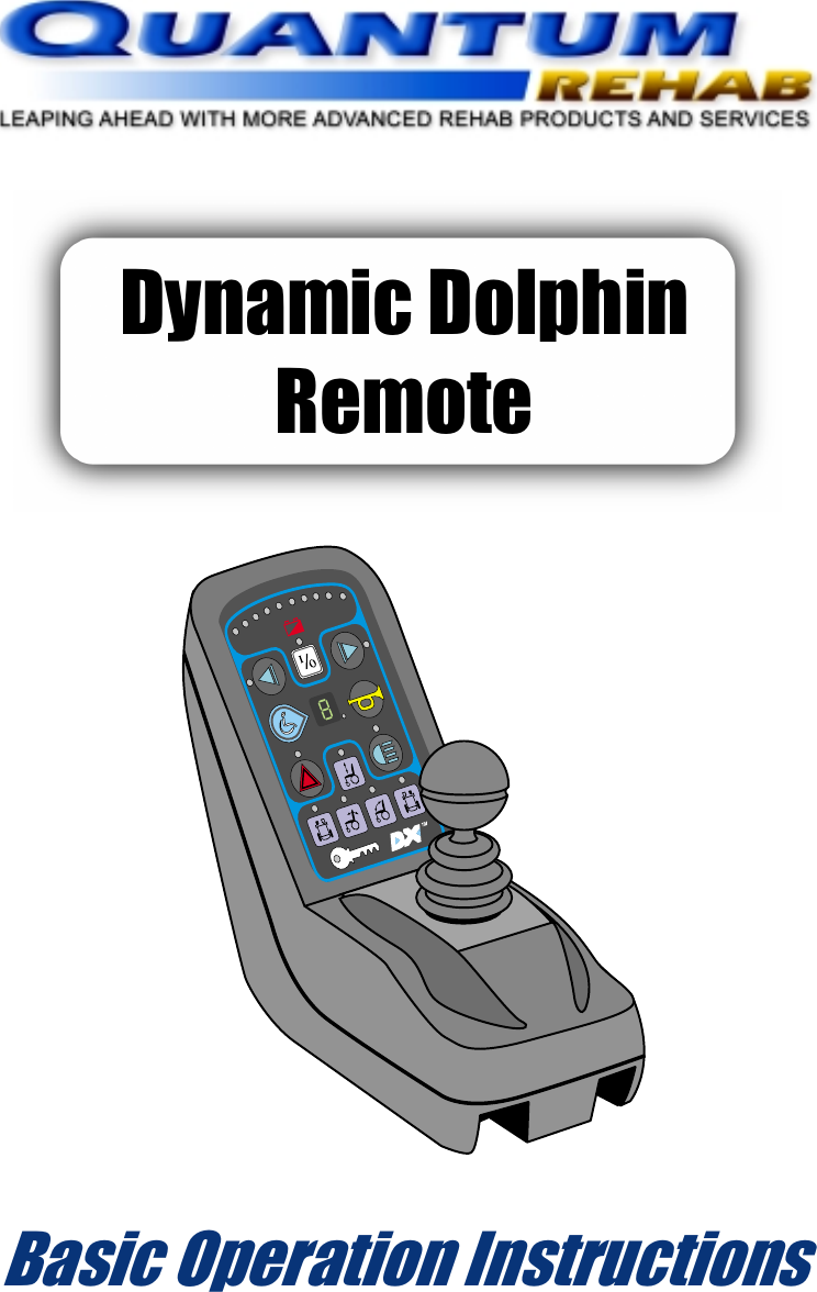 Page 1 of 8 - Quantum Quantum-Dynamic-Dolphin-Remote-Operation-Manual- Dolphin Operating Instructions  Quantum-dynamic-dolphin-remote-operation-manual