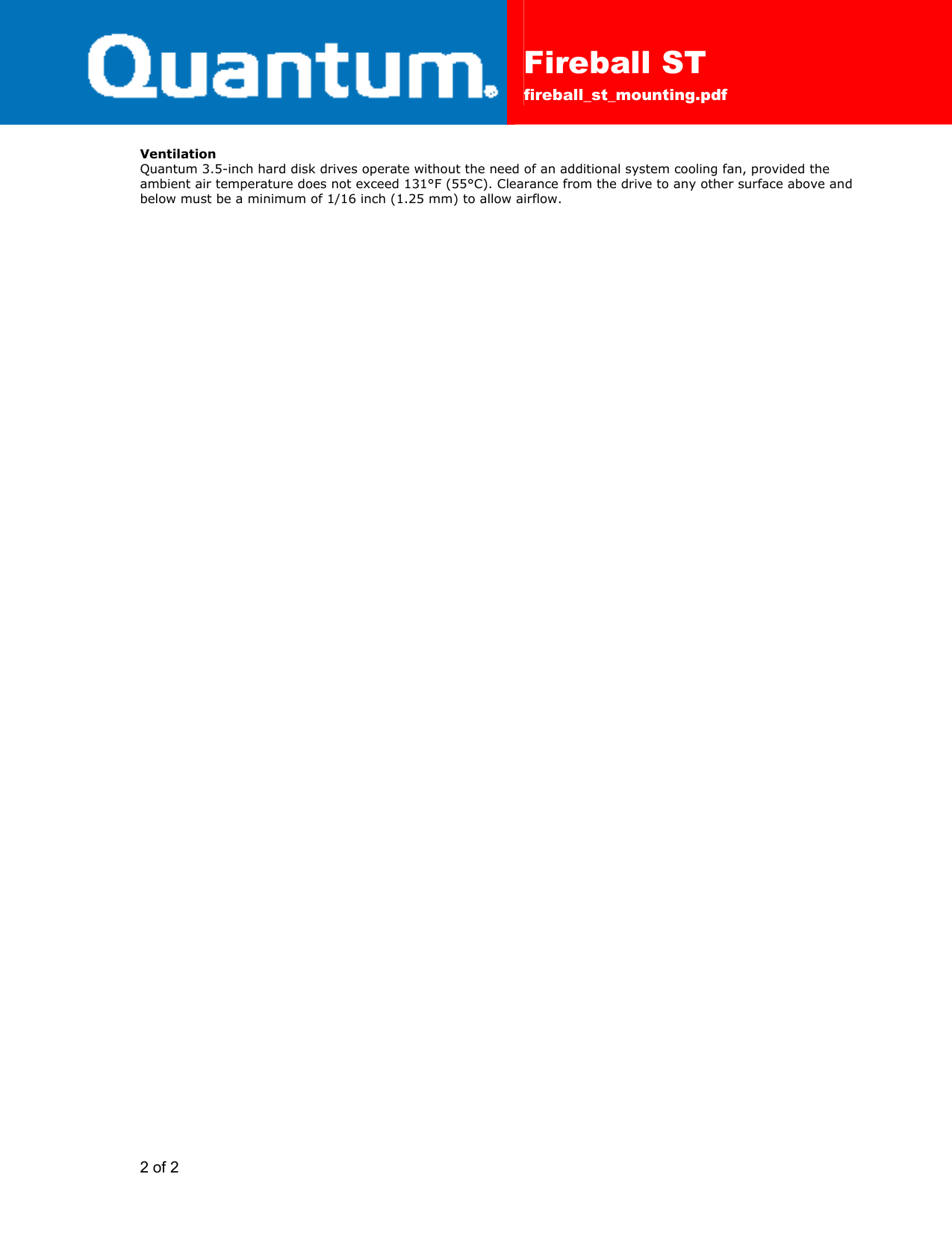 Page 2 of 2 - Quantum Quantum-Fireball-St-Instruction-Manual-  Quantum-fireball-st-instruction-manual