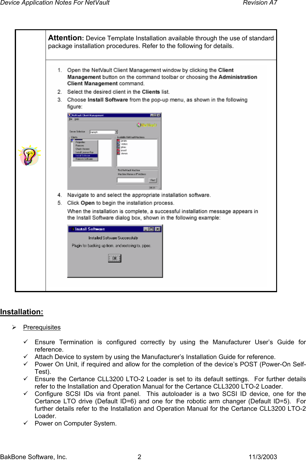 Page 2 of 7 - Quantum Quantum-Lto-2-Autoloader-Users-Manual App_Notes_Certance_CLL3200_A7