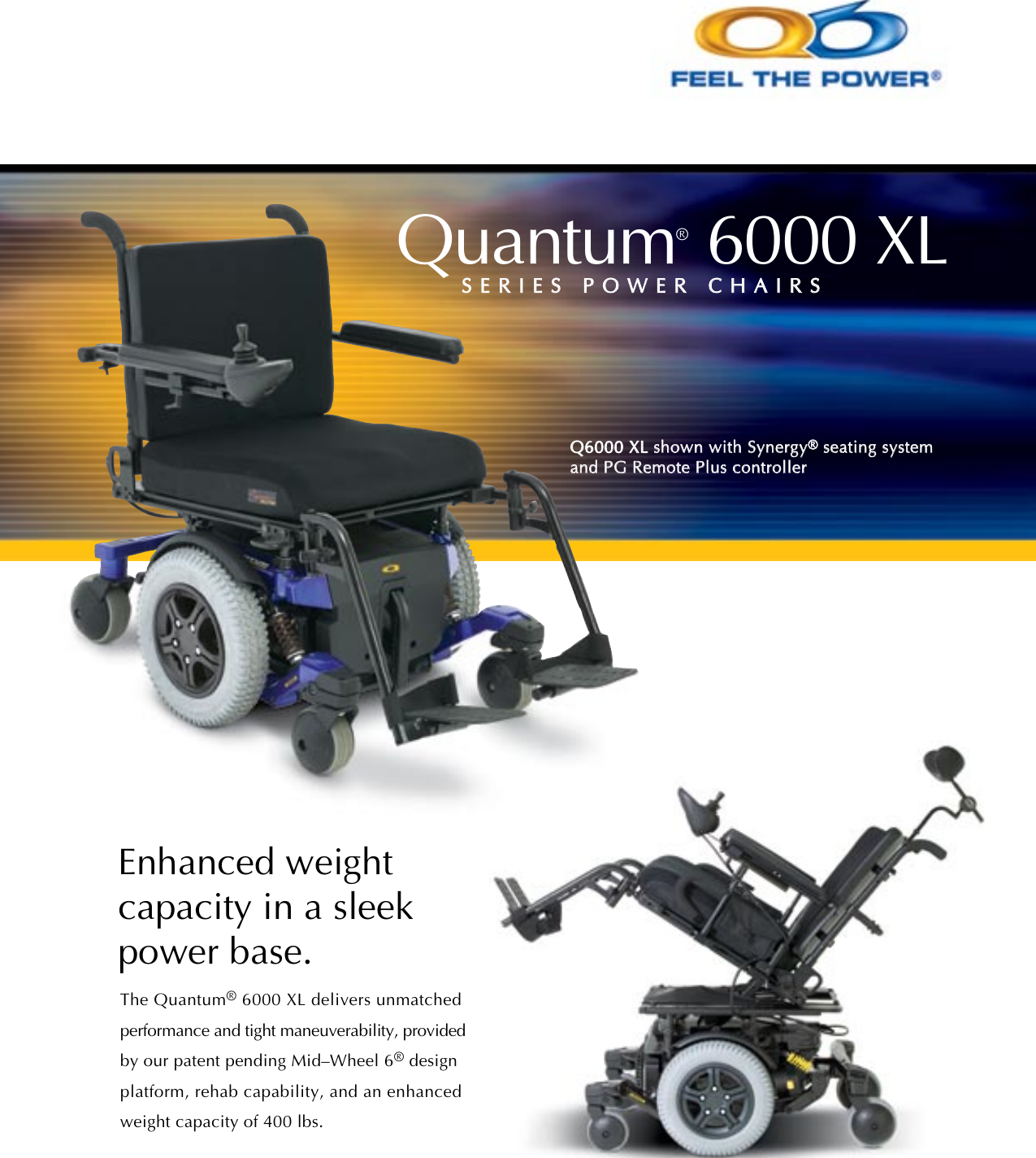 Page 1 of 2 - Quantum Quantum-Power-Chairs-6000-Xl-Brochure-  Quantum-power-chairs-6000-xl-brochure