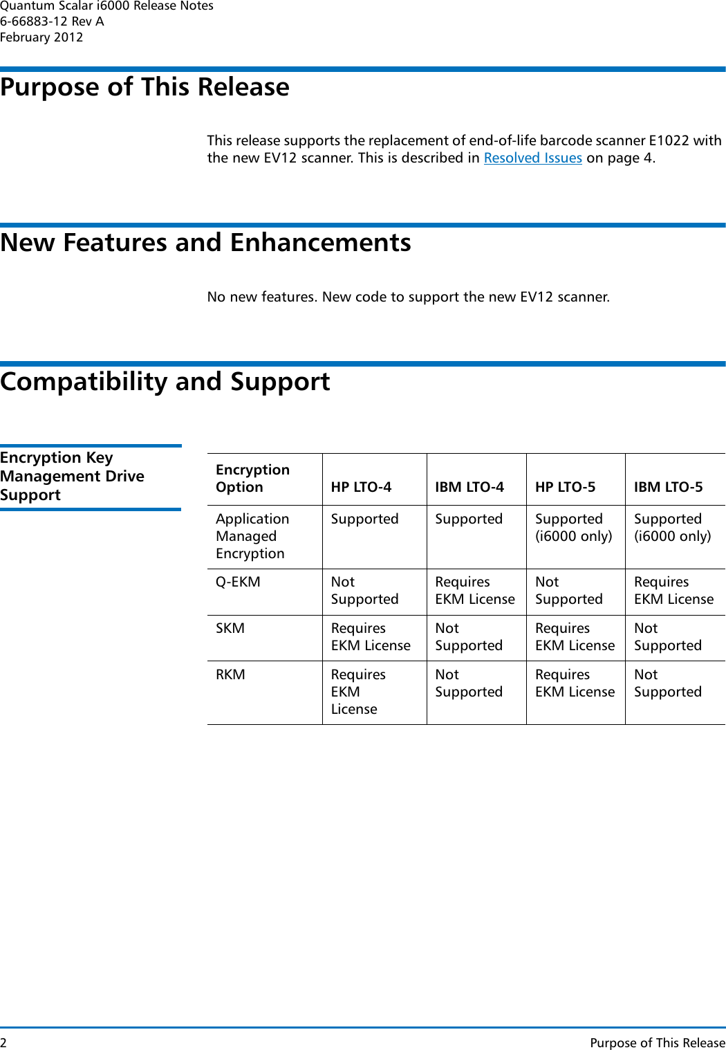 Page 2 of 9 - Quantum Quantum-Scalar-I2000-Release-Notes- Scalar I6000 Release Notes  Quantum-scalar-i2000-release-notes