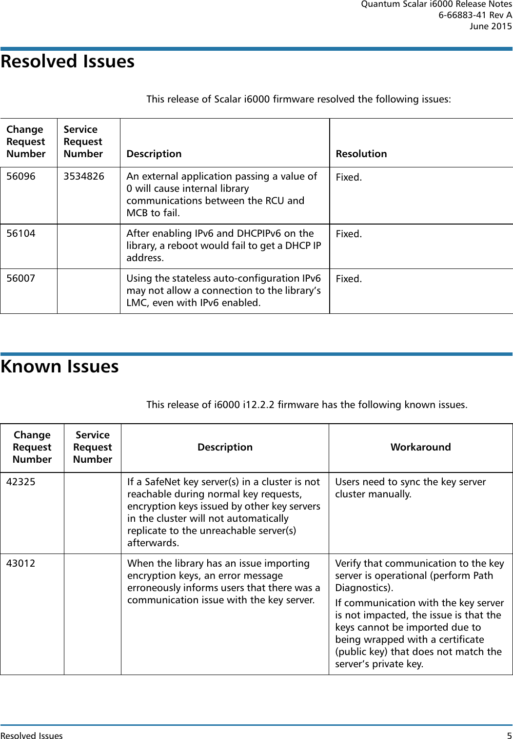 Page 5 of 10 - Quantum Quantum-Scalar-I6000-Release-Notes- Scalar I6000 I10.0.3 Release Notes  Quantum-scalar-i6000-release-notes