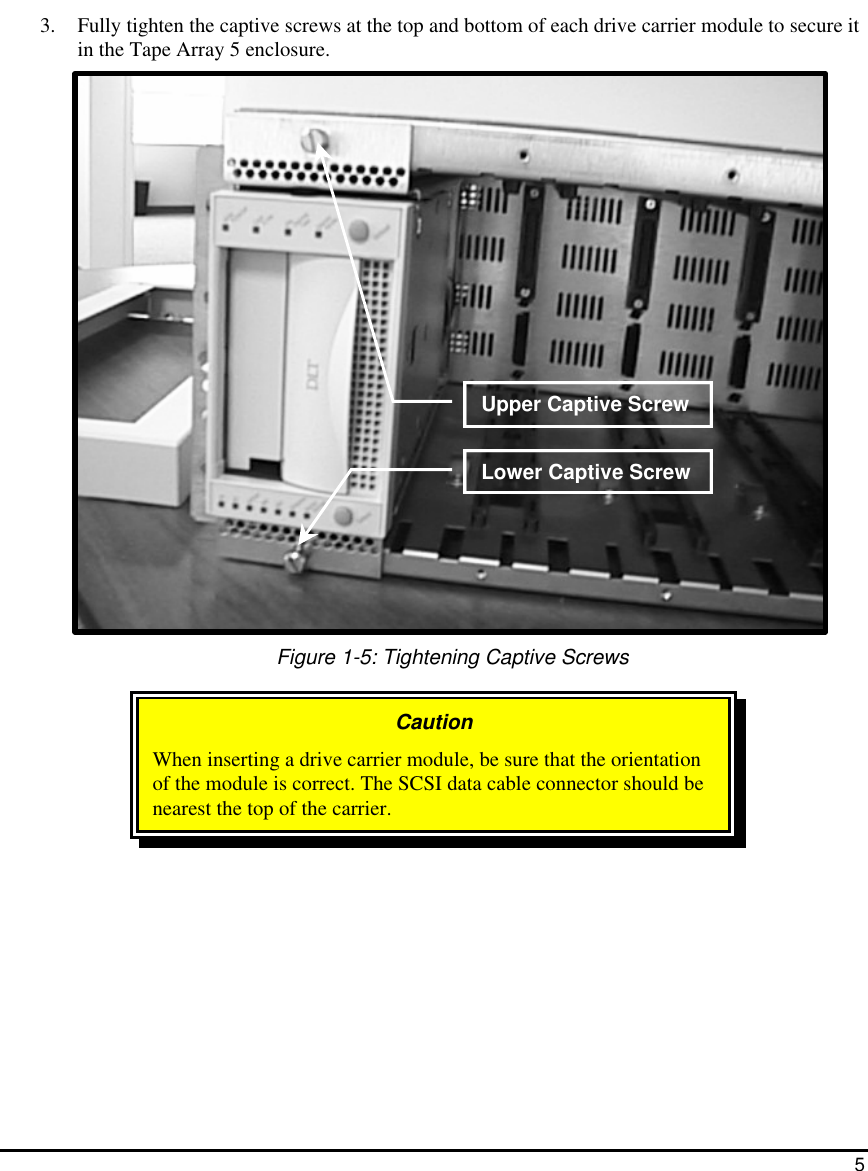 Page 7 of 8 - Quantum Quantum-Tape-Array-5-Installation-Guide- Tape Array 5 Drive Carrier Installation Guide  Quantum-tape-array-5-installation-guide