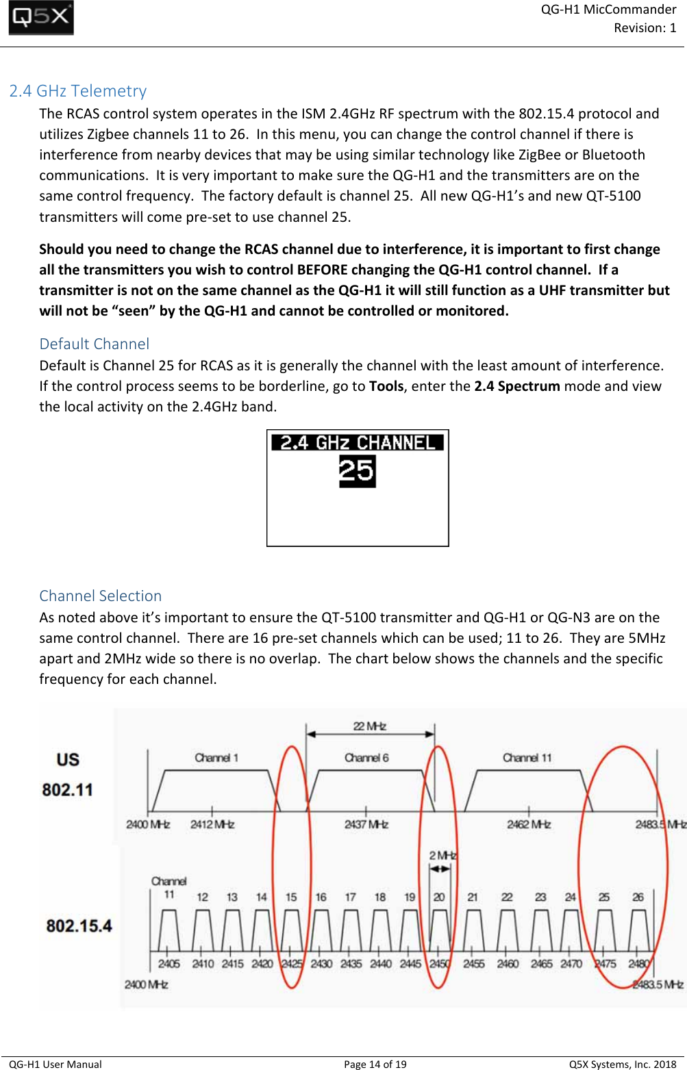 Page 14 of Quantum5x Systems QGH1 QG-H1 MIC COMMANDER AND QG-N3 NETWORK GATEWAY User Manual 