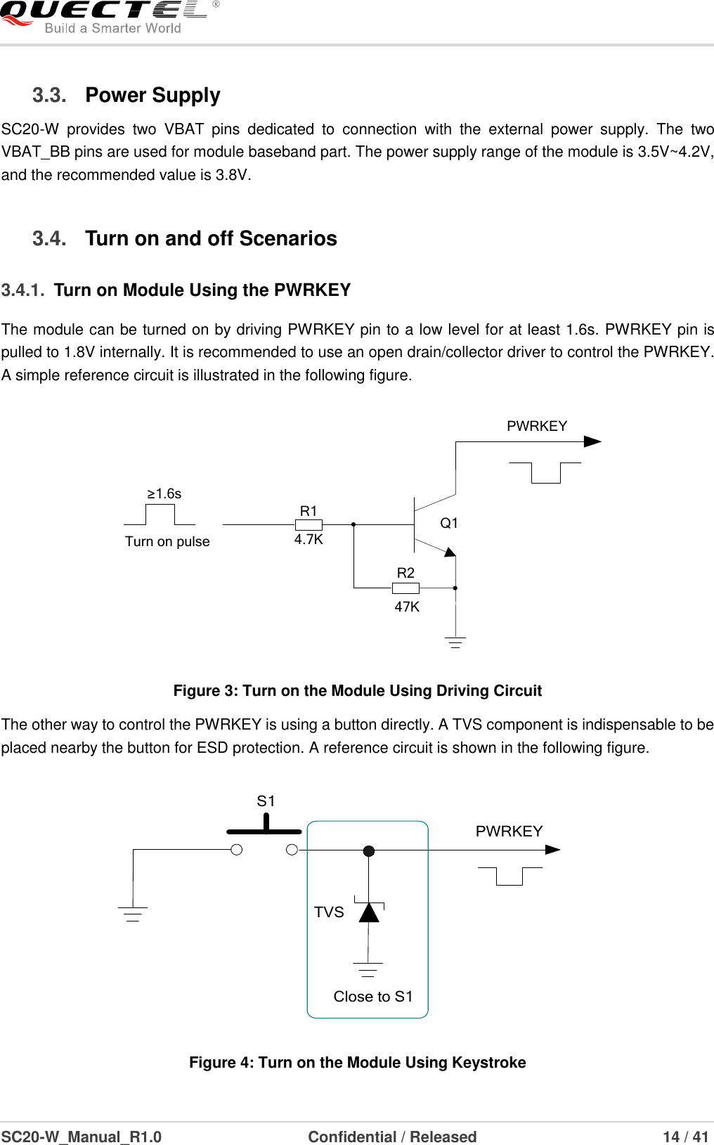 Page 15 of Quectel Wireless Solutions 201709SC20W Smart Module User Manual 