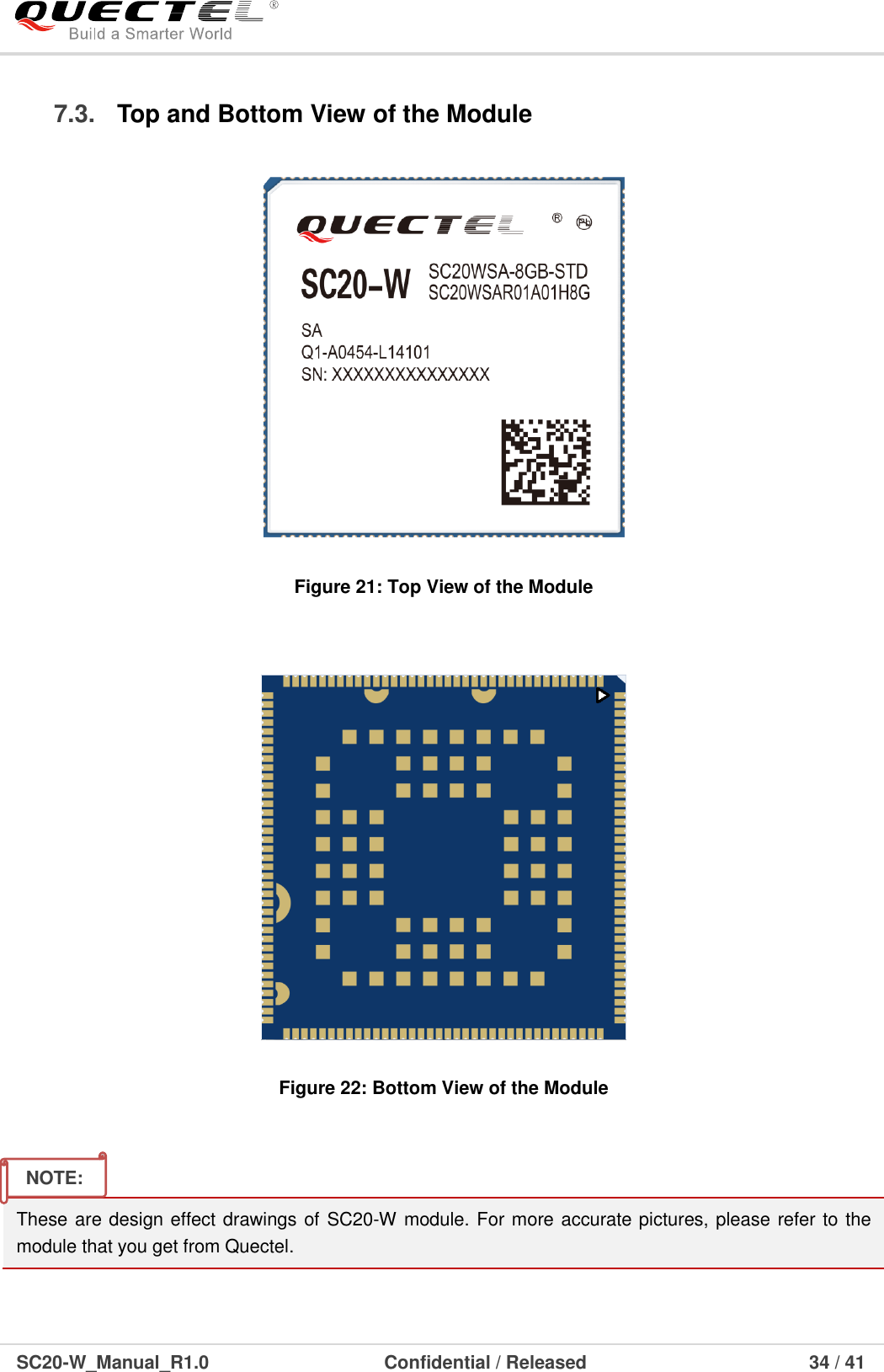 Page 35 of Quectel Wireless Solutions 201709SC20W Smart Module User Manual 