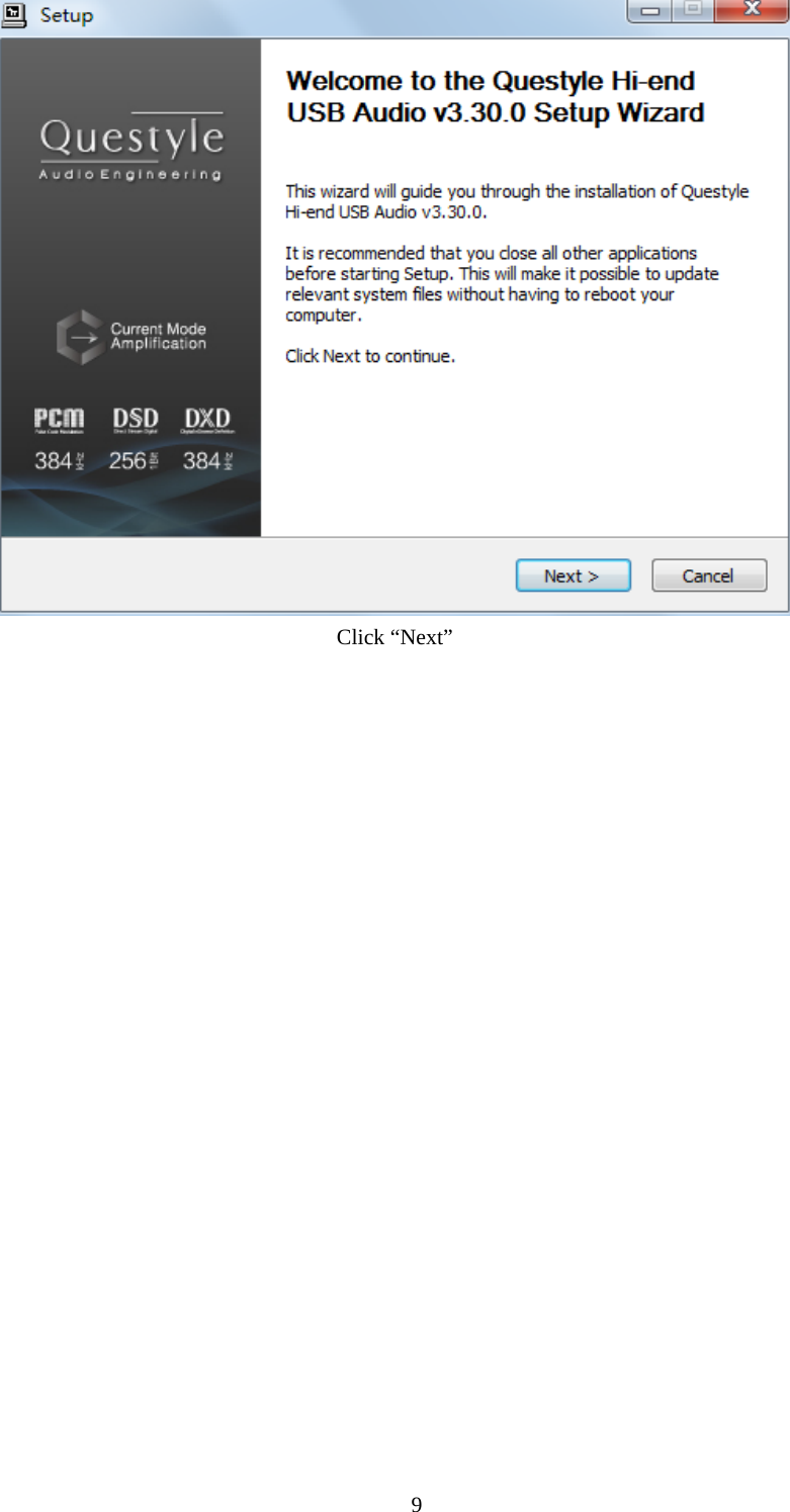  9 Click “Next”       