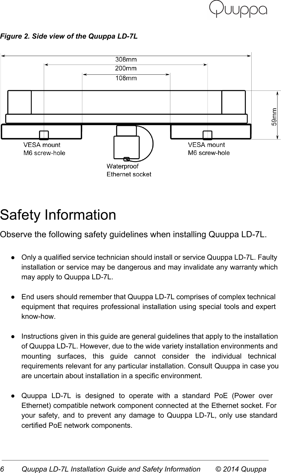 Quuppa LD-7L Locator User Manual