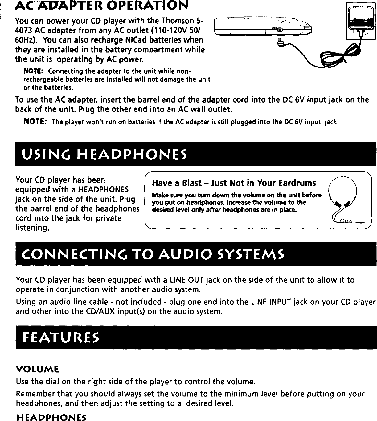 Page 4 of 12 - RCA  Tabletop Systems Manual 98120041
