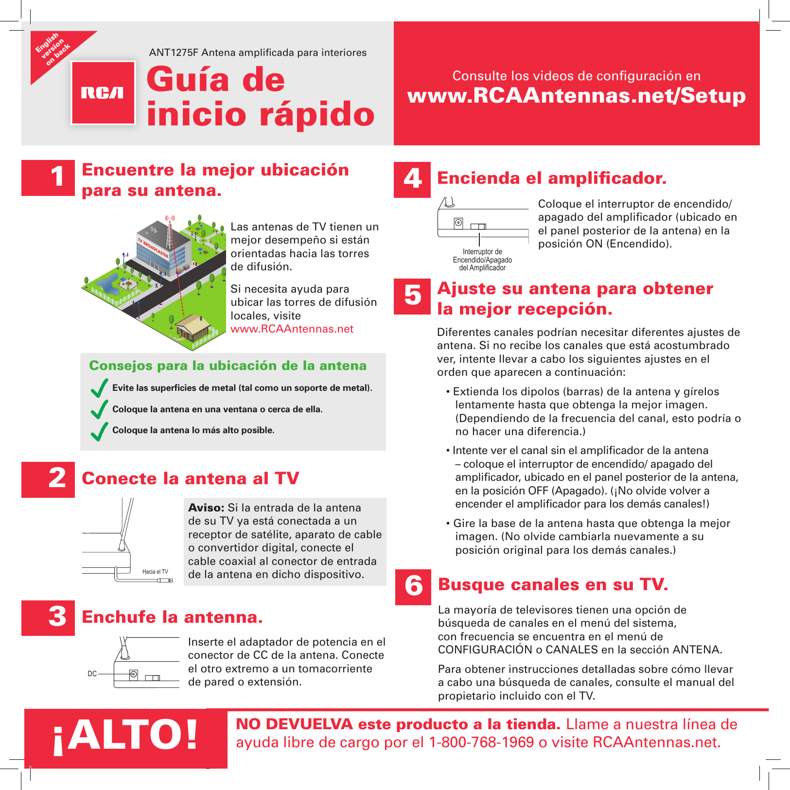 Page 2 of 2 - RCA ANT1275F QSG 00 User Manual To The 55bd9050-0f24-4644-a98f-9a7b833d83cf