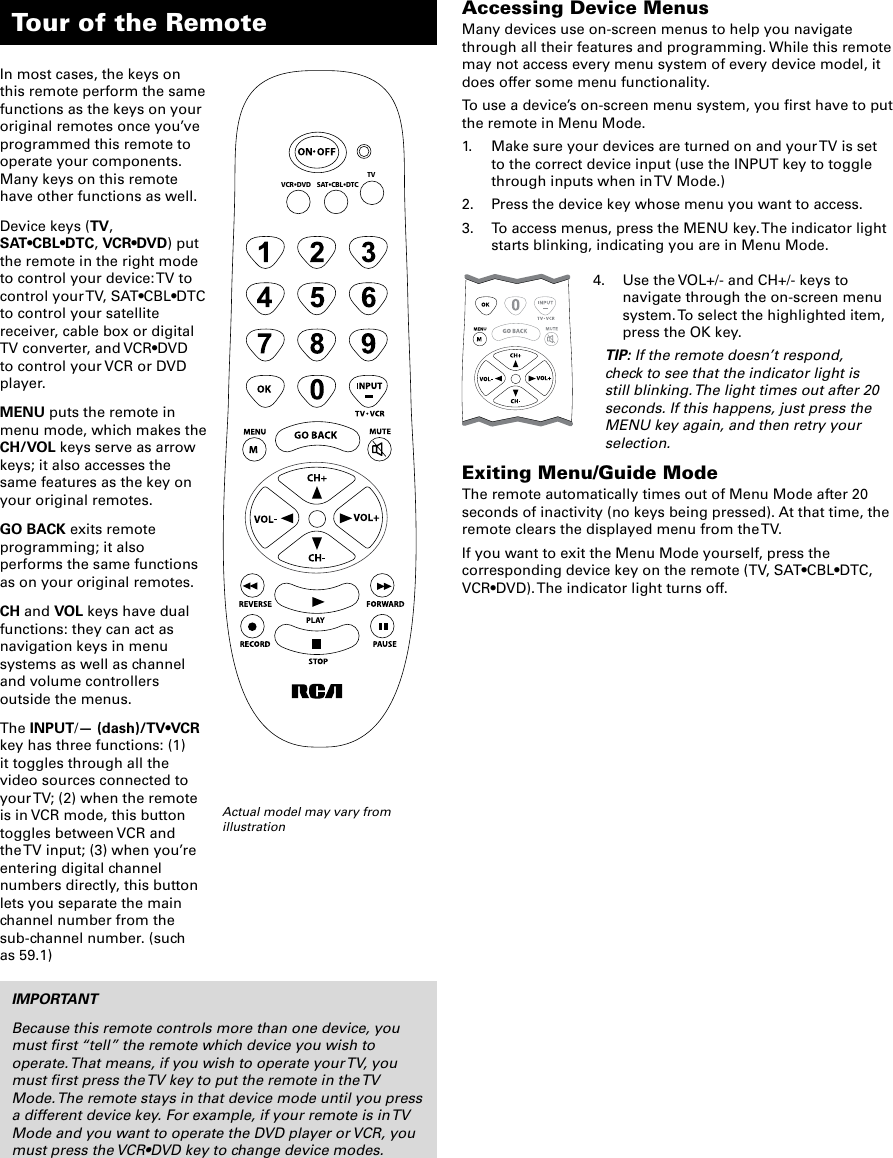 Page 5 of 6 - RCA CRCR351 User Manual  To The Fe45e504-b143-49d1-9e7c-2e754c92d8d2