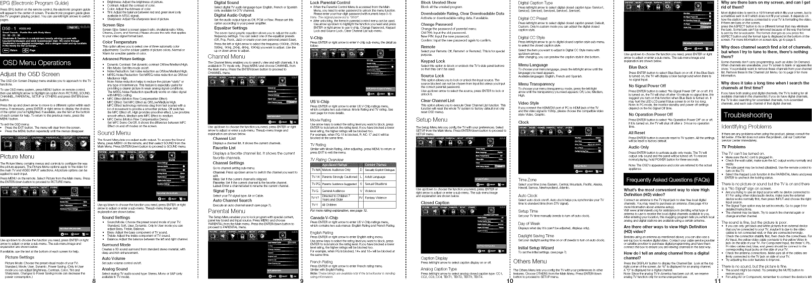Page 3 of 4 - RCA LED60B55R120Q User Manual  LED TV - Manuals And Guides 1307131L