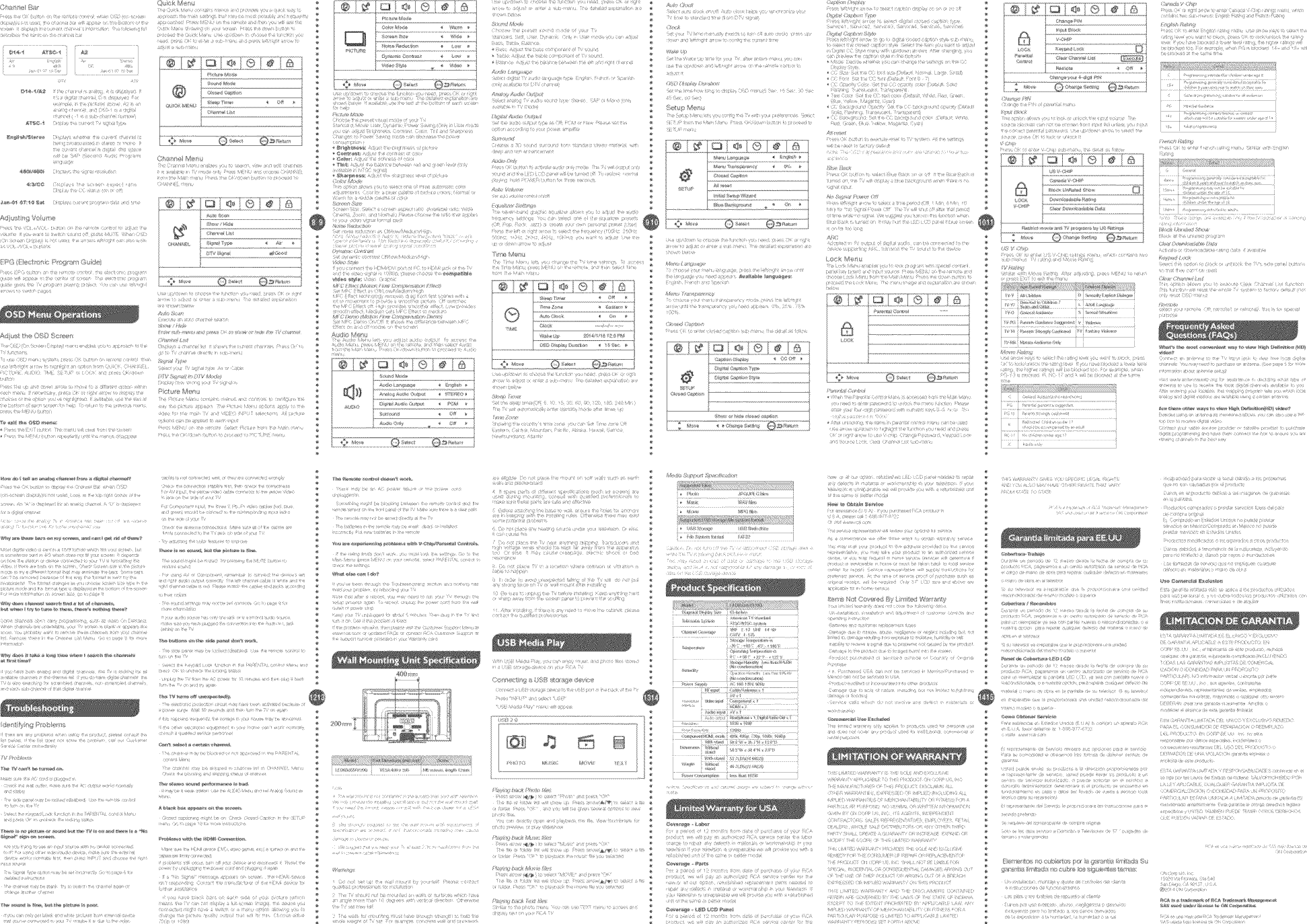 Page 2 of 2 - RCA LED65G55R120Q User Manual LCD TV - Manuals And Guides 1405177L
