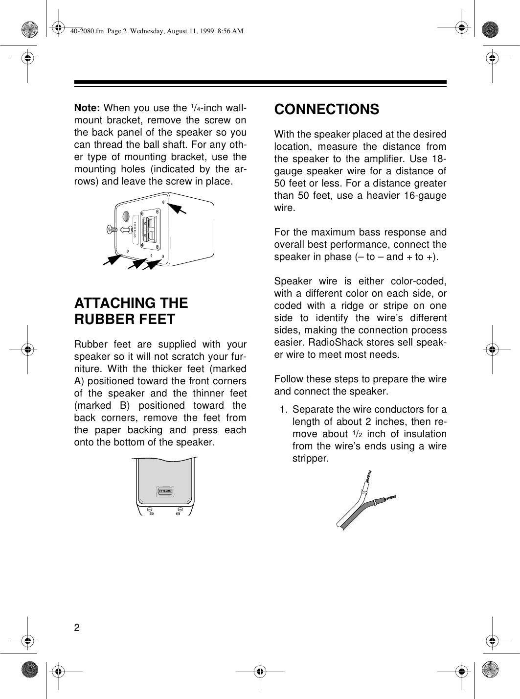 Page 2 of 4 - RCA PRO-X44AV 40-2080 User Manual  To The 199473ba-39a4-4eb7-be40-c0d4c550099d