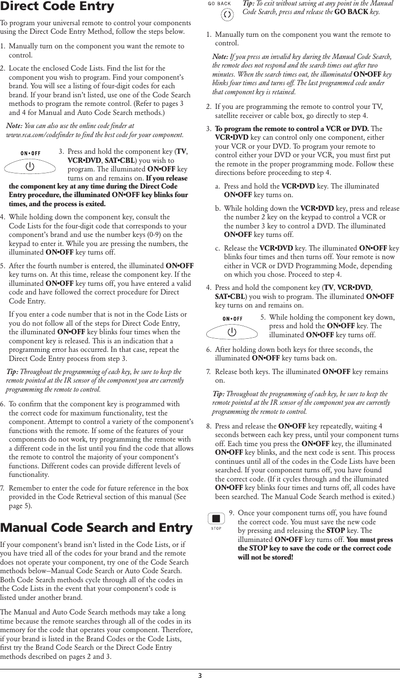 Page 3 of 6 - RCA RCR311W User Manual  To The D0653815-8499-4f54-9a95-97a3f062d98b
