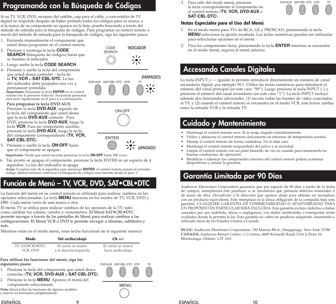 Page 3 of 3 - RCA RCR504BR Series RCR504BR_sp User Manual To The 093ddf99-5c57-4c81-9cdf-9e864cf7c23b