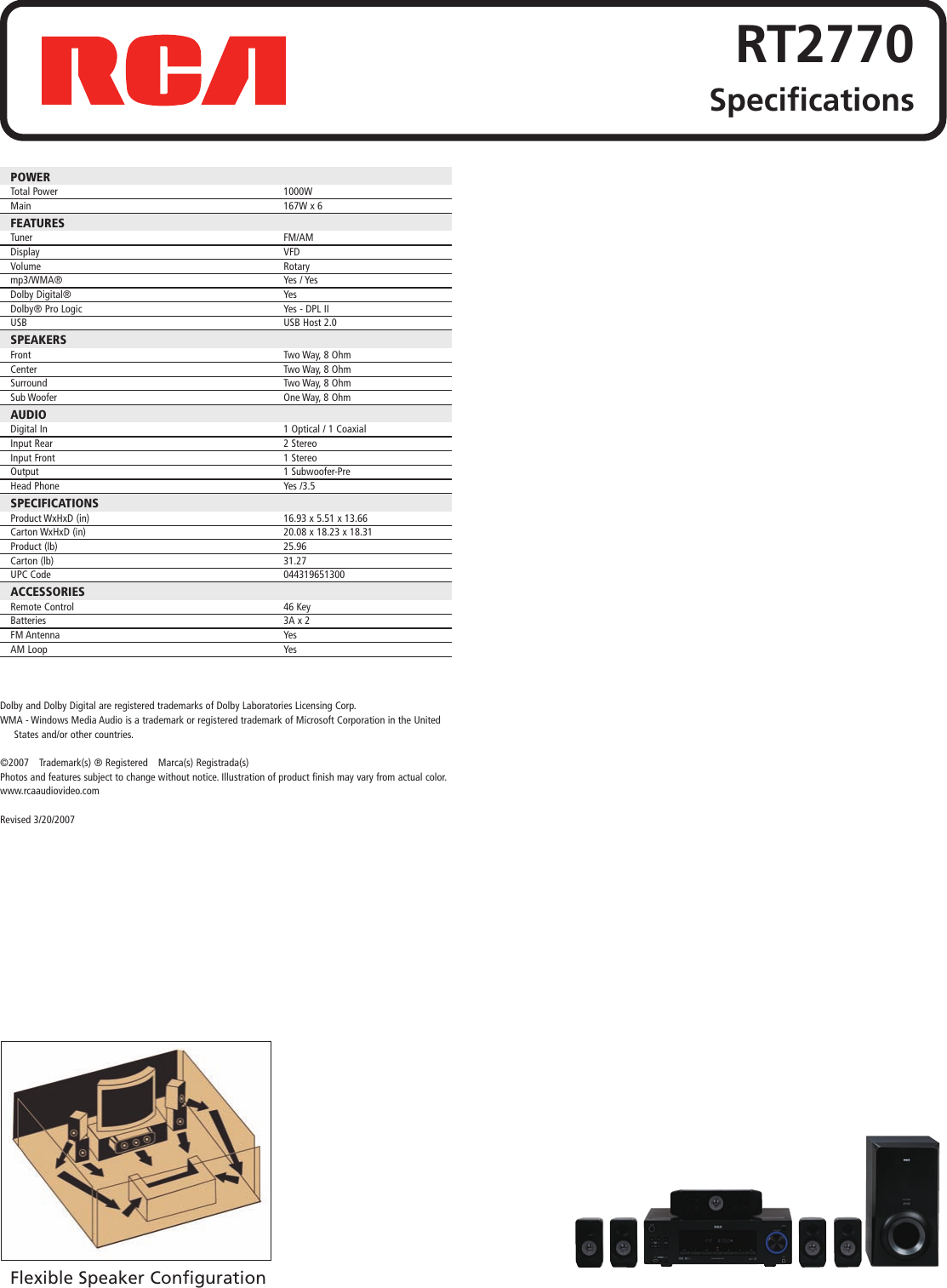 Page 2 of 2 - RCA RT2770  User Manual To The D7ae494a-d36a-9034-b96e-e7696385d3bf