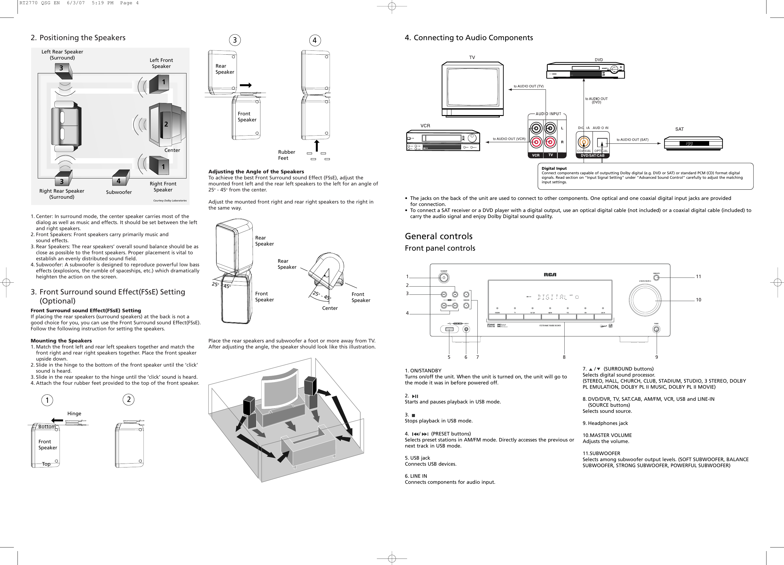Page 2 of 2 - RCA RT2770 QSG EN User Manual  To The E89e86a4-b311-4ef5-990f-5c0966dc1f35
