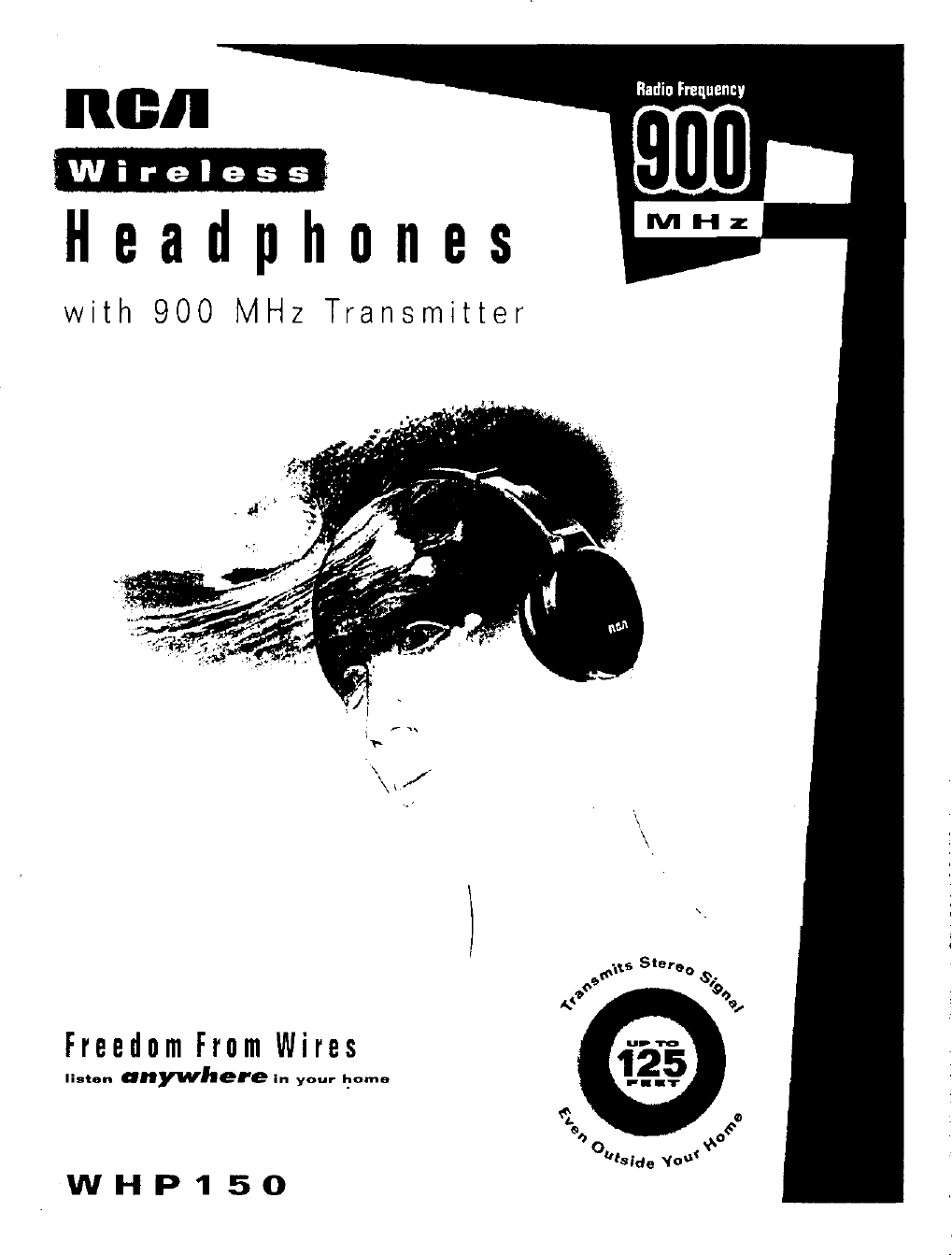 Page 1 of 12 - RCA WHP150 User Manual  To The 4985ad82-0086-4b30-978f-70da27be204c