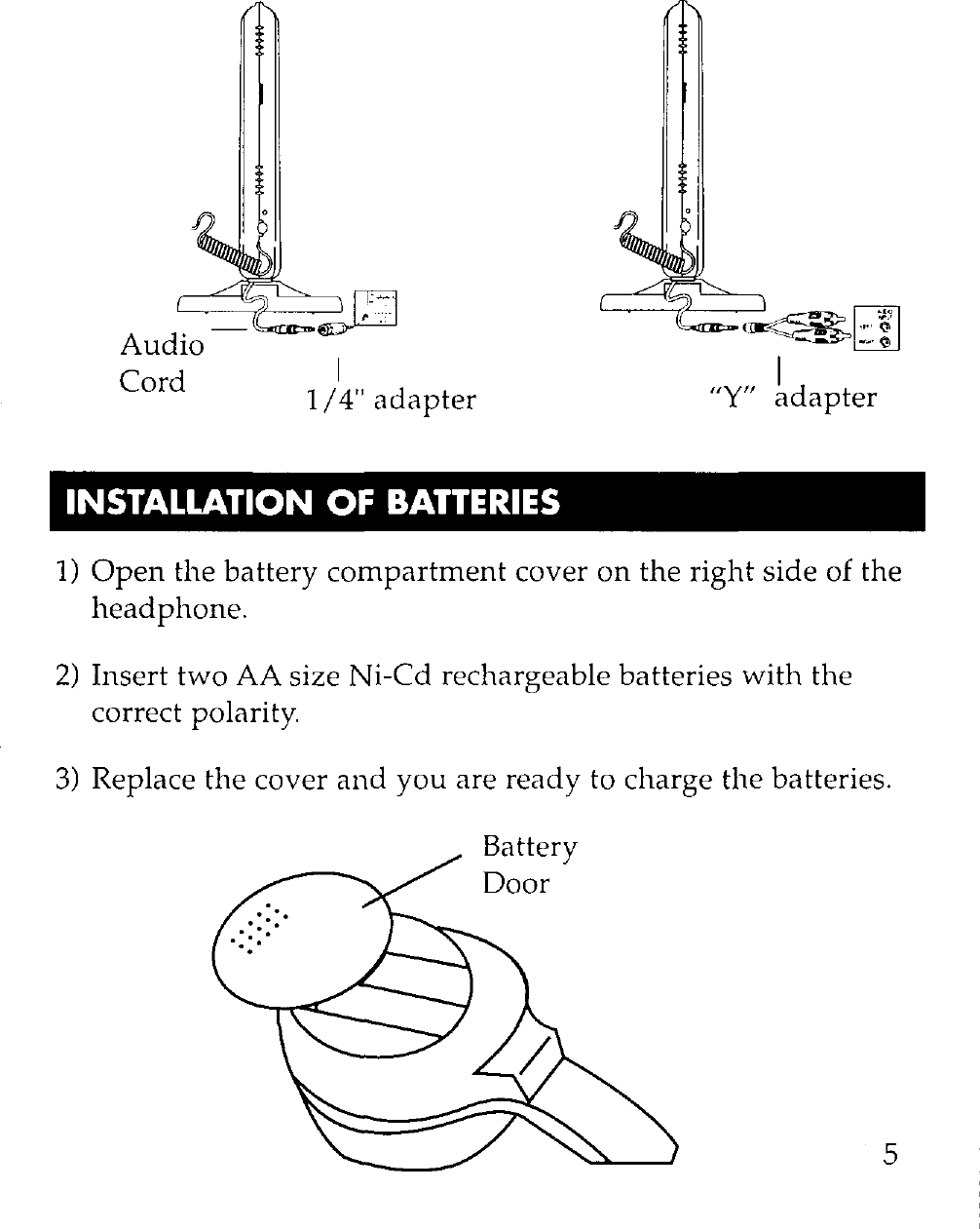 Page 5 of 12 - RCA WHP150 User Manual  To The 4985ad82-0086-4b30-978f-70da27be204c