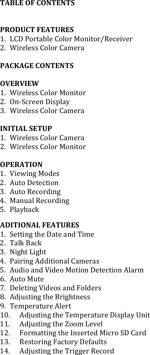 TABLE&apos;OF&apos;CONTENTS&apos;&apos;&apos;PRODUCT&apos;FEATURES&apos;;7 &lt;=&gt;&amp;?&quot;0/4@%$&amp;=&quot;%&quot;0&amp;!&quot;-./&quot;0AB$9$.C$0&amp;)7 D.0$%$33&amp;=&quot;%&quot;0&amp;=4,$04&amp;&apos;PACKAGE&apos;CONTENTS&apos;&apos;OVERVIEW&apos;;7 D.0$%$33&amp;=&quot;%&quot;0&amp;!&quot;-./&quot;0&amp;)7 E-FG90$$-&amp;&gt;.3:%4H&amp;I7 D.0$%$33&amp;=&quot;%&quot;0&amp;=4,$04&amp;&apos;INITIAL&apos;SETUP&apos;;7 D.0$%$33&amp;=&quot;%&quot;0&amp;=4,$04&amp;)7 D.0$%$33&amp;=&quot;%&quot;0&amp;!&quot;-./&quot;0&amp;&amp;OPERATION&apos;;7 J.$6.-1&amp;!&quot;#$3&amp;)7 K5/&quot;&amp;&gt;$/$9/.&quot;-&amp;I7 K5/&quot;&amp;B$9&quot;0#.-1&amp;&apos;7 !4-54%&amp;B$9&quot;0#.-1&amp;(7 ?%4H@49L&amp;!&amp;ADITIONAL&apos;FEATURES&apos;;7 G$//.-1&amp;/M$&amp;&gt;4/$&amp;4-#&amp;N.,$&amp;)7 N4%L&amp;O49L&amp;I7 P.1M/&amp;&lt;.1M/&amp;&apos;7 ?4.0.-1&amp;K##./.&quot;-4%&amp;=4,$043&amp;(7 K5#.&quot;&amp;4-#&amp;J.#$&quot;&amp;!&quot;/.&quot;-&amp;&gt;$/$9/.&quot;-&amp;K%40,&amp;*7 K5/&quot;&amp;!5/$&amp;Q7 &gt;$%$/.-1&amp;J.#$&quot;3&amp;4-#&amp;R&quot;%#$03&amp;S7 K#853/.-1&amp;/M$&amp;O0.1M/-$33&amp;T7 N$,:$04/50$&amp;K%$0/&amp;;U7 K#853/.-1&amp;/M$&amp;N$,:$04/50$&amp;&gt;.3:%4H&amp;2-./&amp;;;7 K#853/.-1&amp;/M$&amp;V&quot;&quot;,&amp;&lt;$C$%&amp;;)7 R&quot;0,4//.-1&amp;/M$&amp;W-3$0/$#&amp;!.90&quot;&amp;G&gt;&amp;=40#&amp;;I7 B$3/&quot;0.-1&amp;R49/&quot;0H&amp;&gt;$X45%/3&amp;;&apos;7 K#853/.-1&amp;/M$&amp;N0.11$0&amp;B$9&quot;0#&amp;