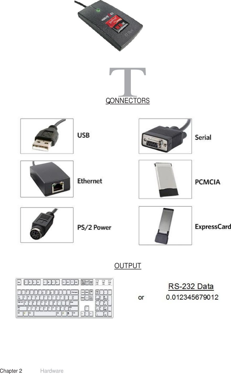 10 Chapter 2 Hardware  Interface (Connectors)              CTONNECTORS     OUTPUT   