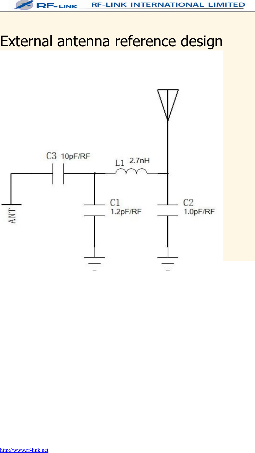 http://www.rf-link.netExternal antenna reference design