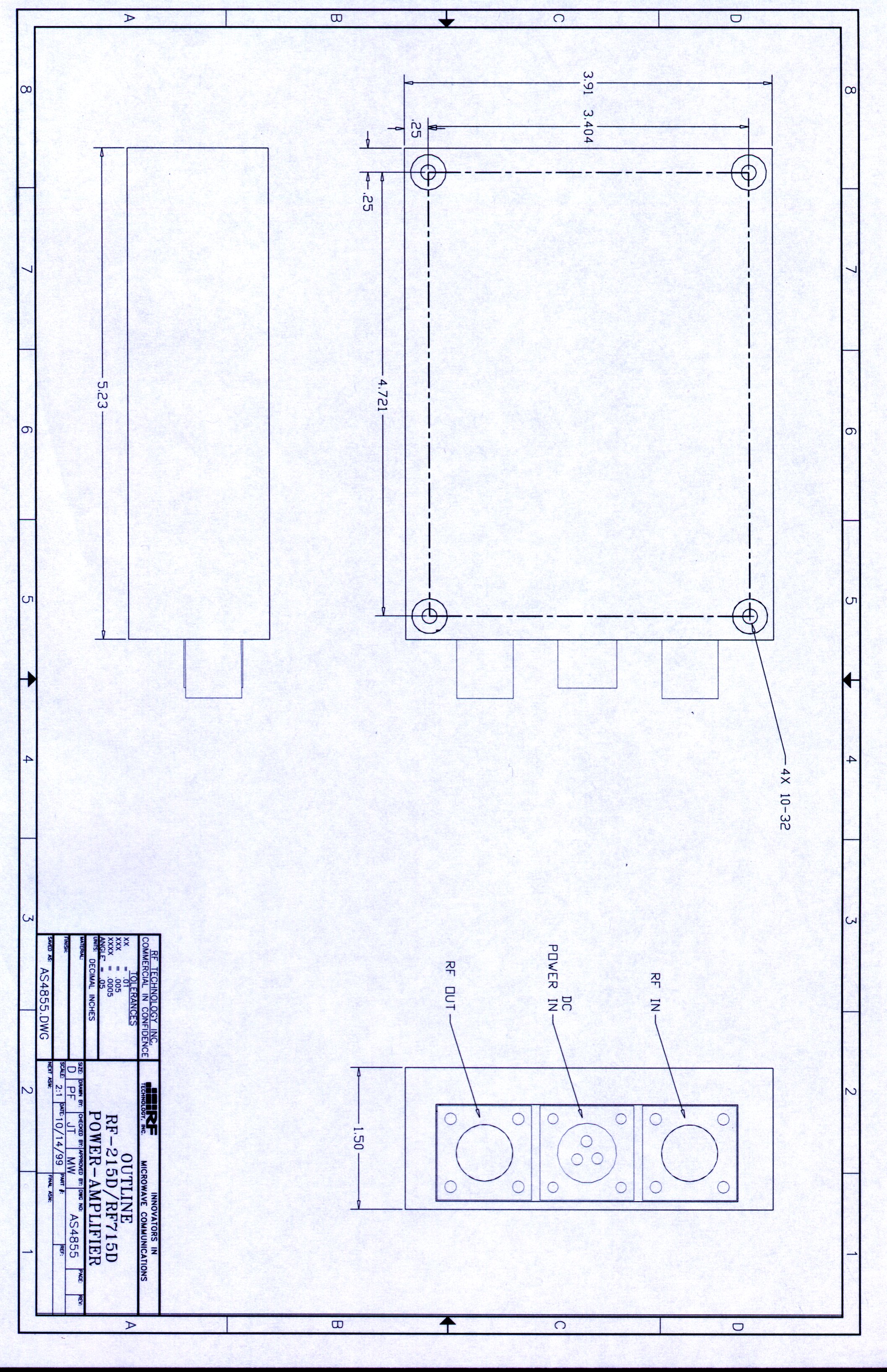 RF Amplifier User Manual