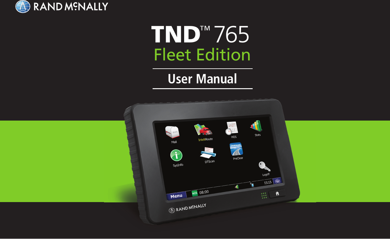 Fleet EditionTND™ 765User Manual