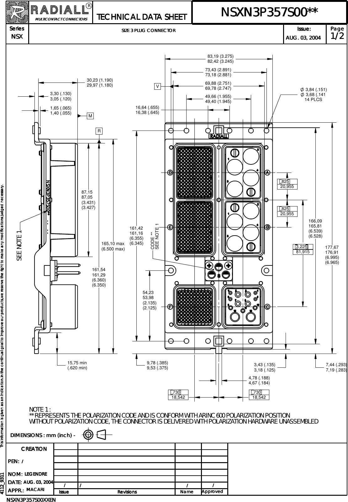 Page 1 of 2 - NSXN3P357S00XXEN