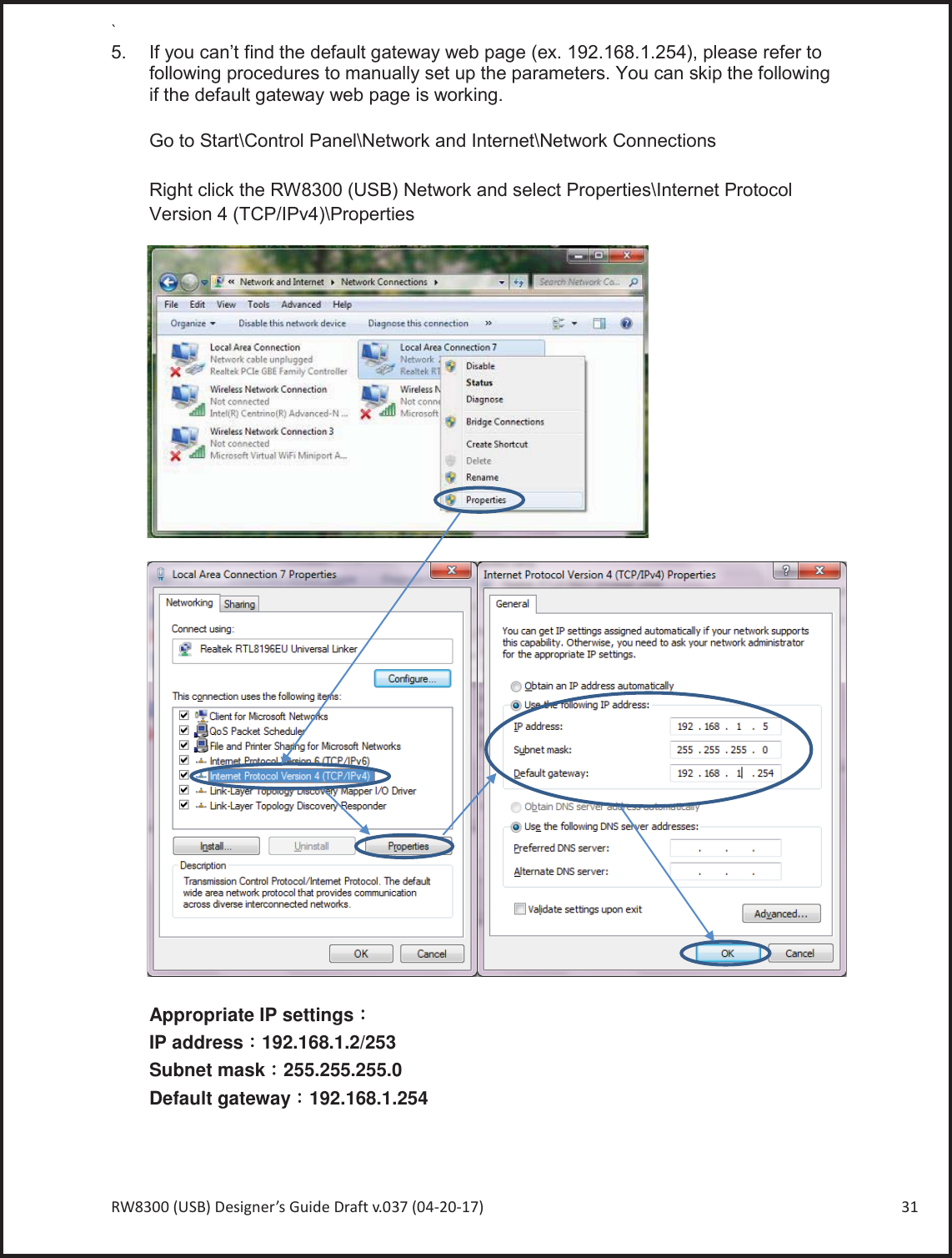 Page 31 of Radicom Research RW8300E Wireless universal adapter User Manual Ethan Frome