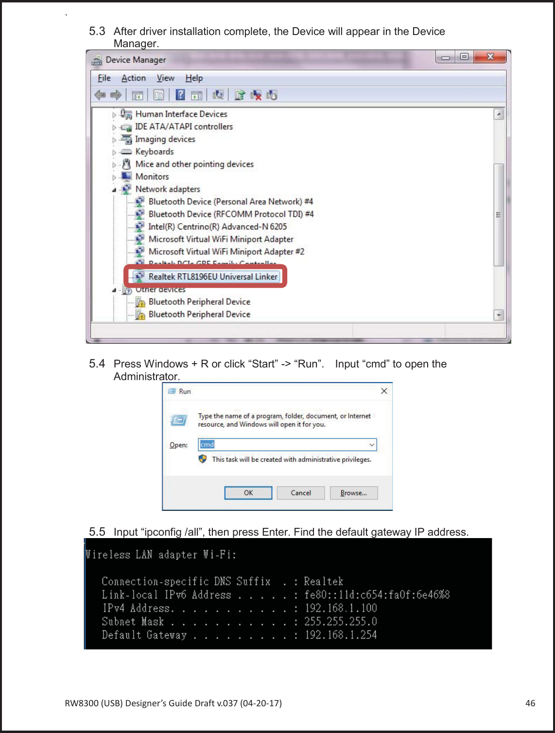 Page 46 of Radicom Research RW8300E Wireless universal adapter User Manual Ethan Frome