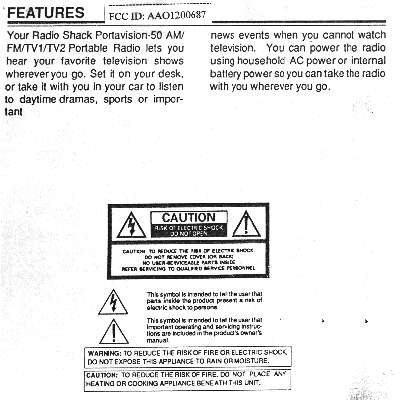 Portable  Radio User Manual