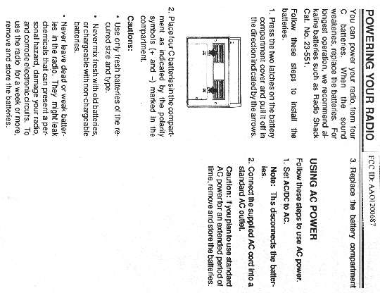 Portable  Radio User Manual