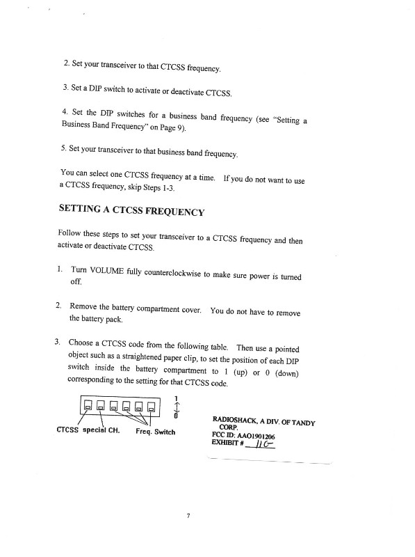 VHF TRANSCEIVER User Manual