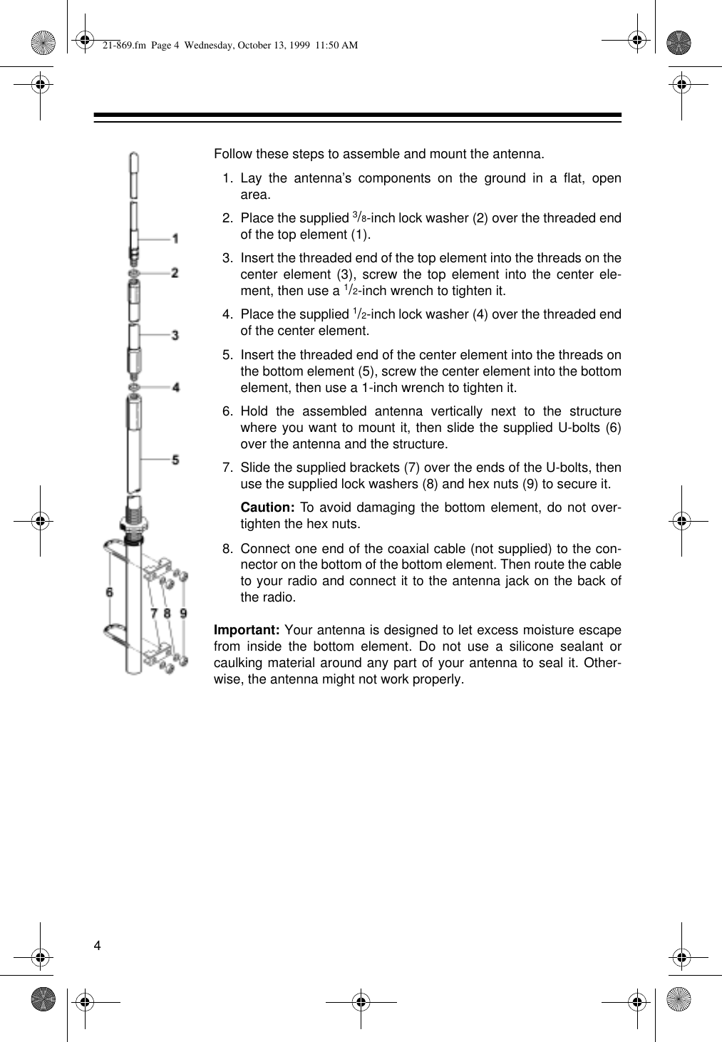 Page 4 of 8 - Radio-Shack Radio-Shack-10M-Users-Manual- Rsil'dxoi  Radio-shack-10m-users-manual