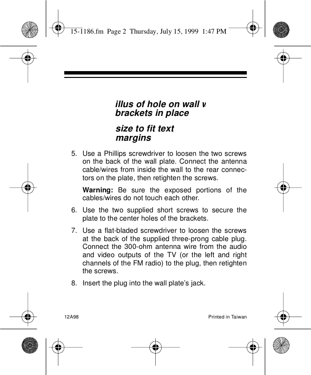 Page 2 of 2 - Radio-Shack Radio-Shack-15-1186-Users-Manual- 15-1186  Radio-shack-15-1186-users-manual
