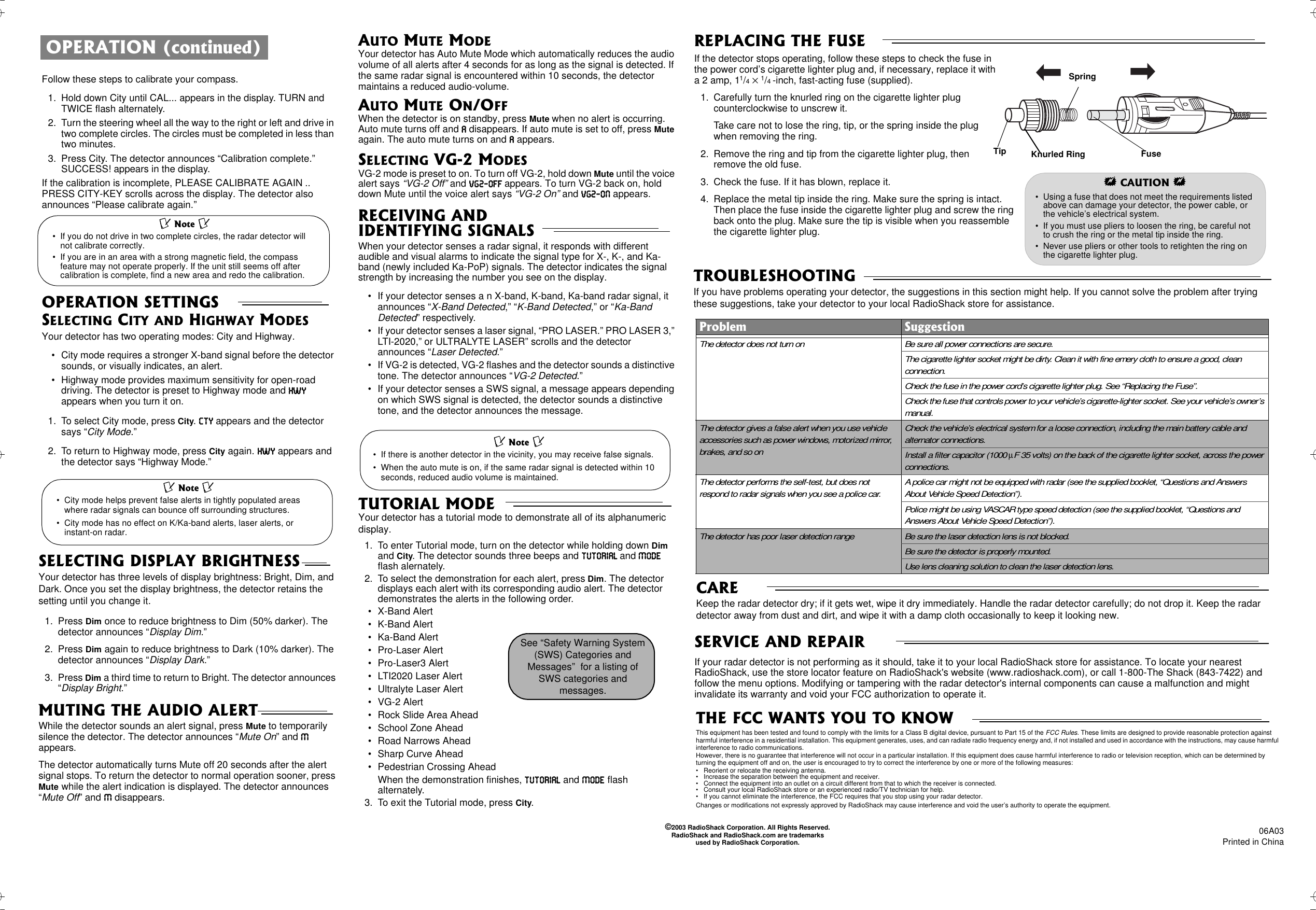 Page 2 of 3 - Radio-Shack Radio-Shack-22-1699-Users-Manual- 22-1699 Radio-shack-22-1699-users-manual