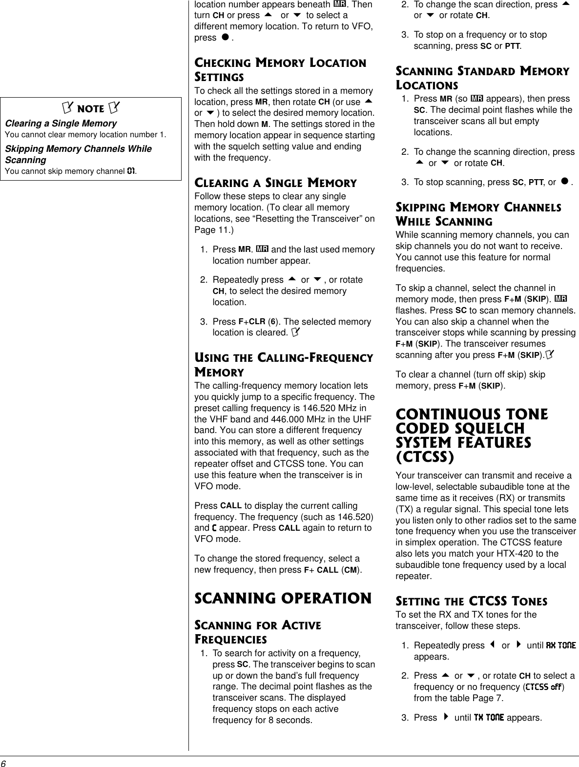 Page 6 of 11 - Radio-Shack Radio-Shack-Htx-420-Users-Manual- Www RadioShack With CircleR  Radio-shack-htx-420-users-manual