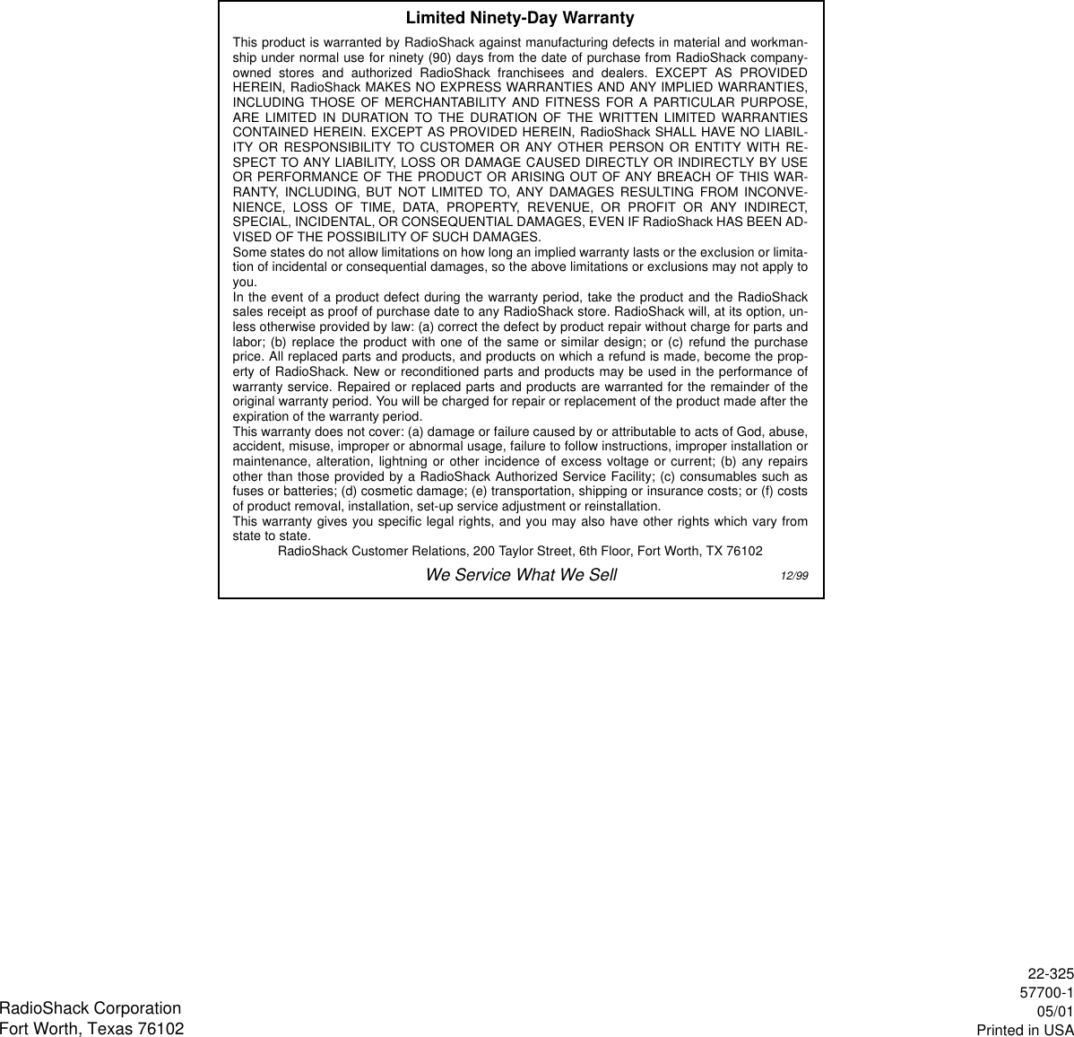 Page 2 of 2 - Radio-Shack Radio-Shack-Thermometer-Users-Manual- Www RadioShack With In-Line CircleR  Radio-shack-thermometer-users-manual