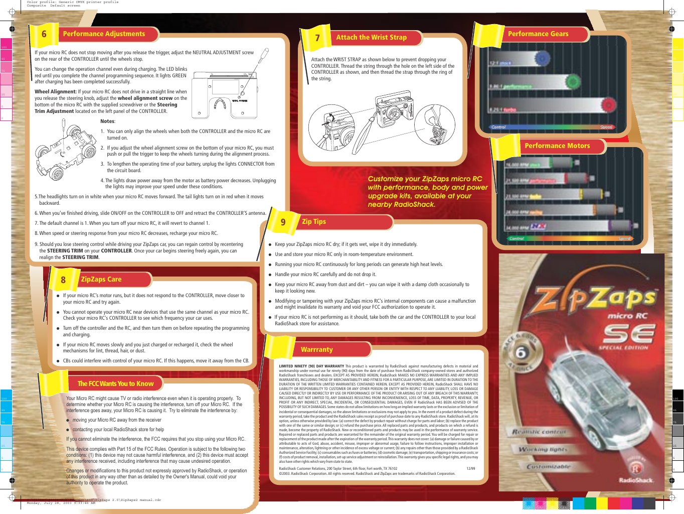 Page 1 of 2 - Radio-Shack Radio-Shack-Universal-Remote-Users-Manual- ZipZaps Se Manual Radio-shack-universal-remote-users-manual