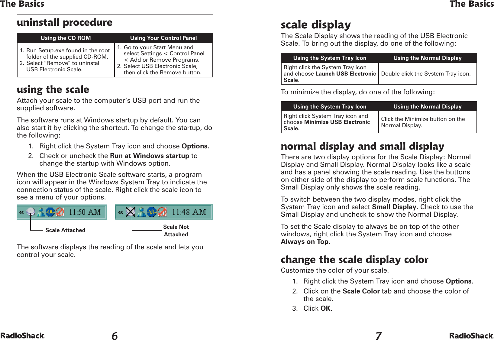 Page 4 of 11 - Radio-Shack Radio-Shack-Usb-Electronic-Scale-Users-Manual- 26-950  Radio-shack-usb-electronic-scale-users-manual