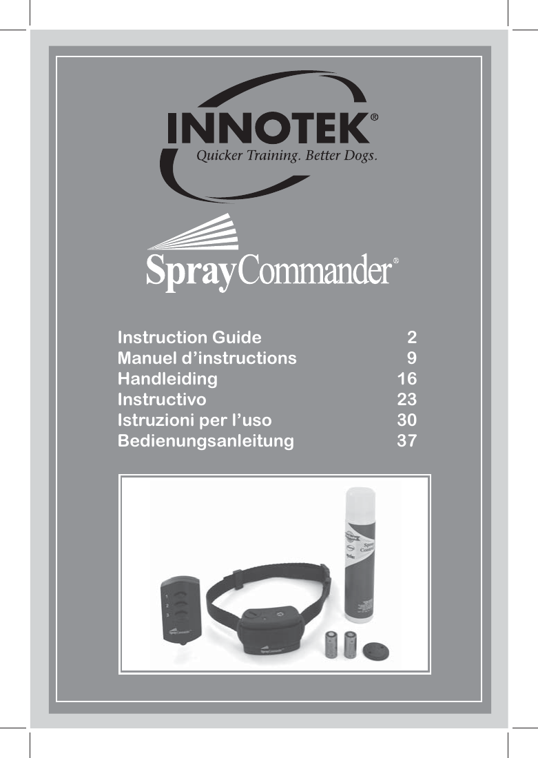 - 1 -- 1 -www.innotek.netInstruction Guide  2Manuel d’instructions  9Handleiding 16Instructivo 23Istruzioni per l’uso  30Bedienungsanleitung 37